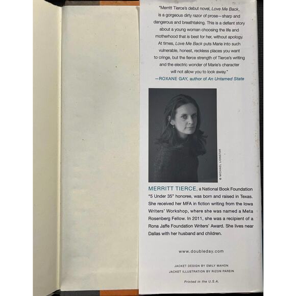Love Me Back by Merritt Tierce Hardcover First Edition 2014 | Literary Fiction - Picture 9 of 9